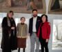 Al Museo Civico visita della signora Vanda Martelli vedova Bistolfi