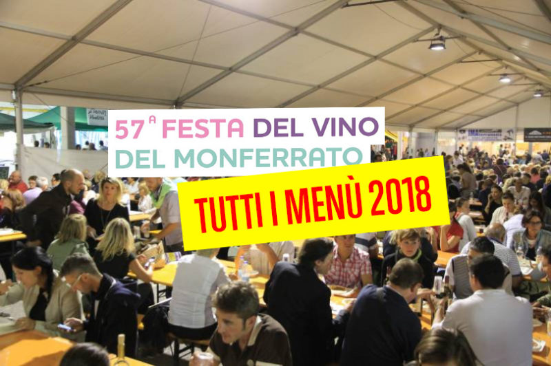menu festa del vino 2018 casale monferrato